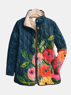 Amaya™ | Vintage Floral Print Jacket