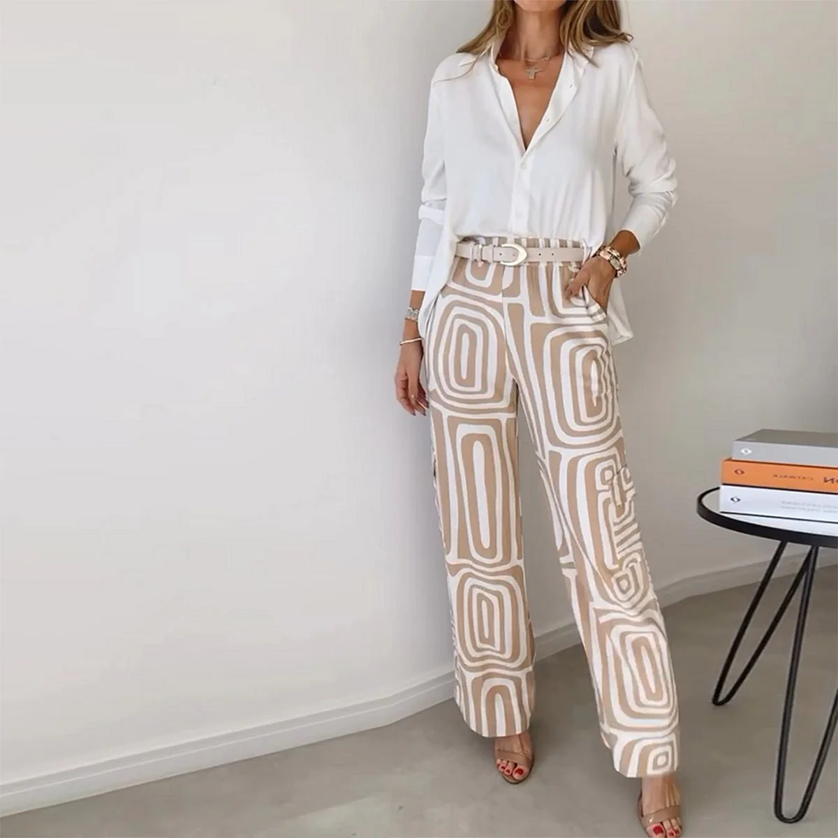 Sablelle Basic Long Sleeve Two Piece Set
