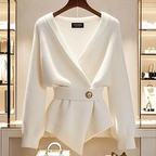 Sablelle Vintage Long Sleeve Plain Cardigan
