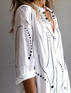 Sablelle Basic White Long Sleeve Top