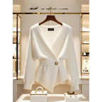 Sablelle Vintage Long Sleeve Plain Cardigan