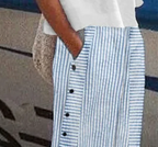 Sablelle Popular Blue Side Pocket Pants