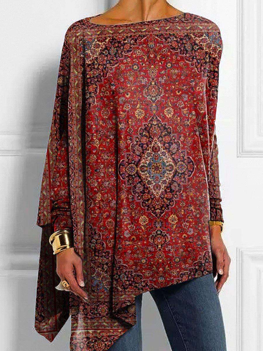Sablelle Attractive Boat Neck Long Sleeve Top