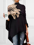 Sablelle Modern Print High Neck Top