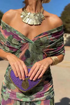 Victoria Elegant V-Neck Party Maxi Dress