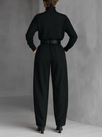 Emily™ | Turtleneck And Straight Leg Pants Set