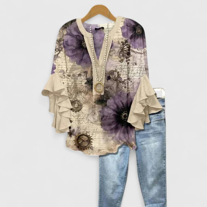 Isabella™ - Ruffle Sleeve Blouse