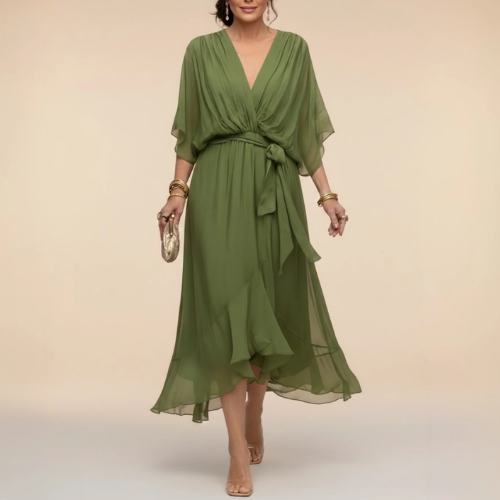 Monica™ | V-Neck Dress