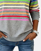 Vera - Comfortable Striped Sweater