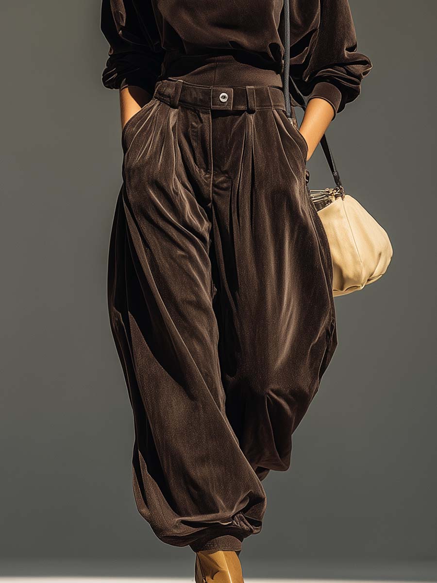 Charlotte™ | Velvet Hoodie And Trousers Set