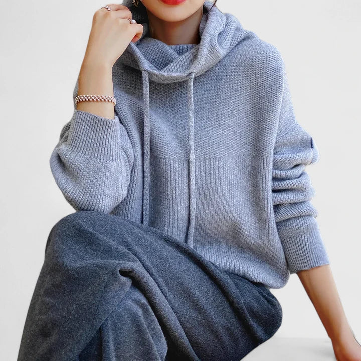 Marie™ | Soft Knitted Hoodie