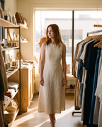 Noelle Sleeveless Midi Dress - lifestyle wide