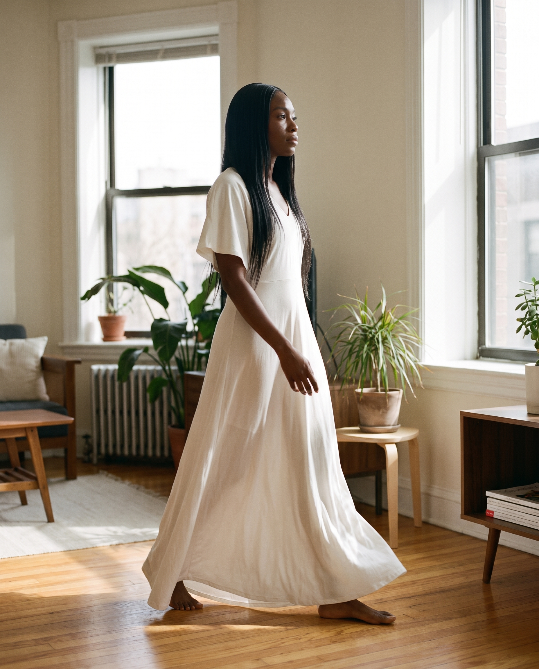Camille Flowing Maxi Dress - lifestyle wide