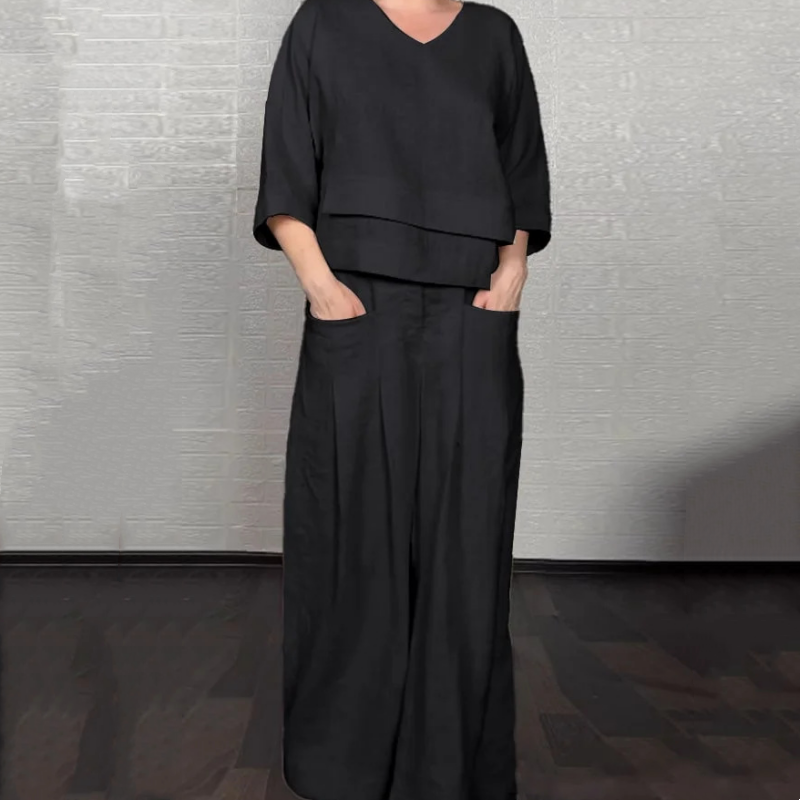 Elena™ | Cotton And Linen Set